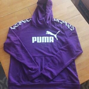 Purple Puma Hoodie.  NWOT Ladies Size XL